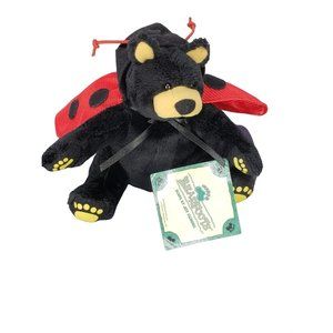 Vintage Big Sky Carvers Ladybug Bear Small plush‎ 1996